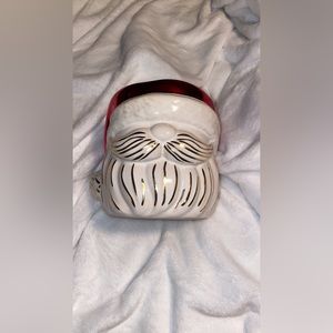 Bath and Body Works Santa 3 Wick Candle Holder